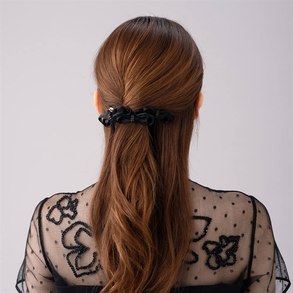 テンダリーリボン バレッタ(ブラック) | バレッタ | COMPLEX BIZ