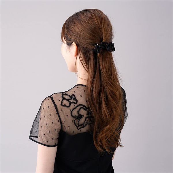 テンダリーリボン バレッタ(ブラック) | バレッタ | COMPLEX BIZ